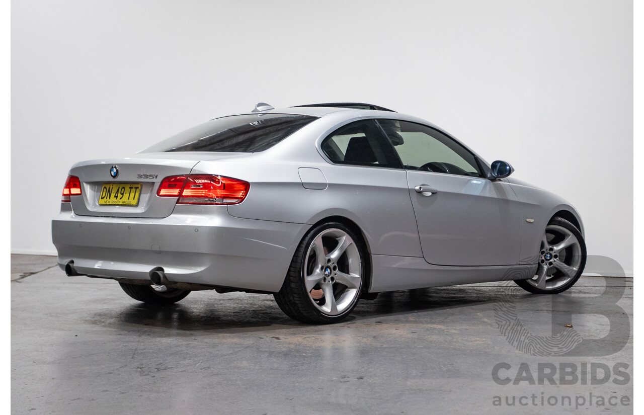 5/2007 BMW 335i E92 2d Coupe Titanium Silver Metallic Twin Turbo 3.0L
