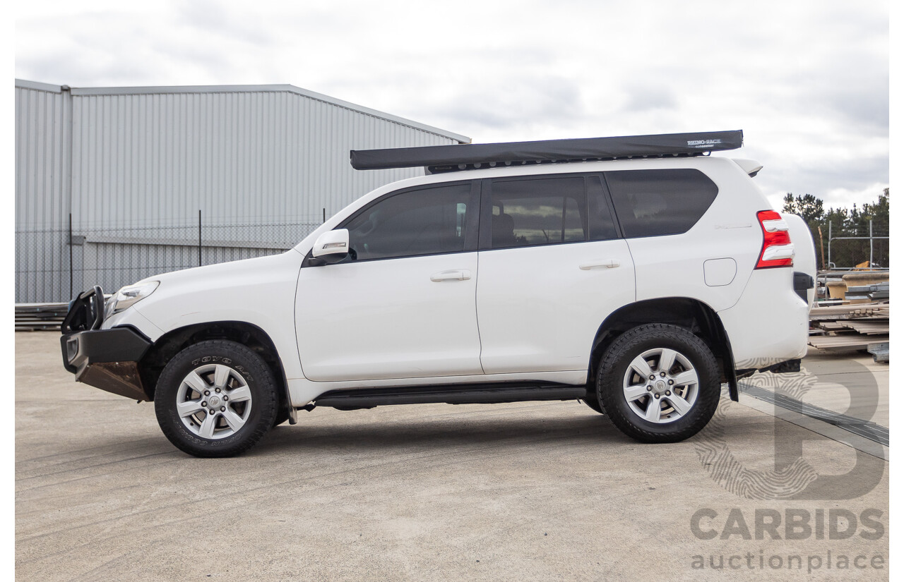 10/2013 Toyota Landcruiser Prado GXL (4x4) KDJ150R 11 UPGRADE 4d Wagon White 3.0L - 7 Seats