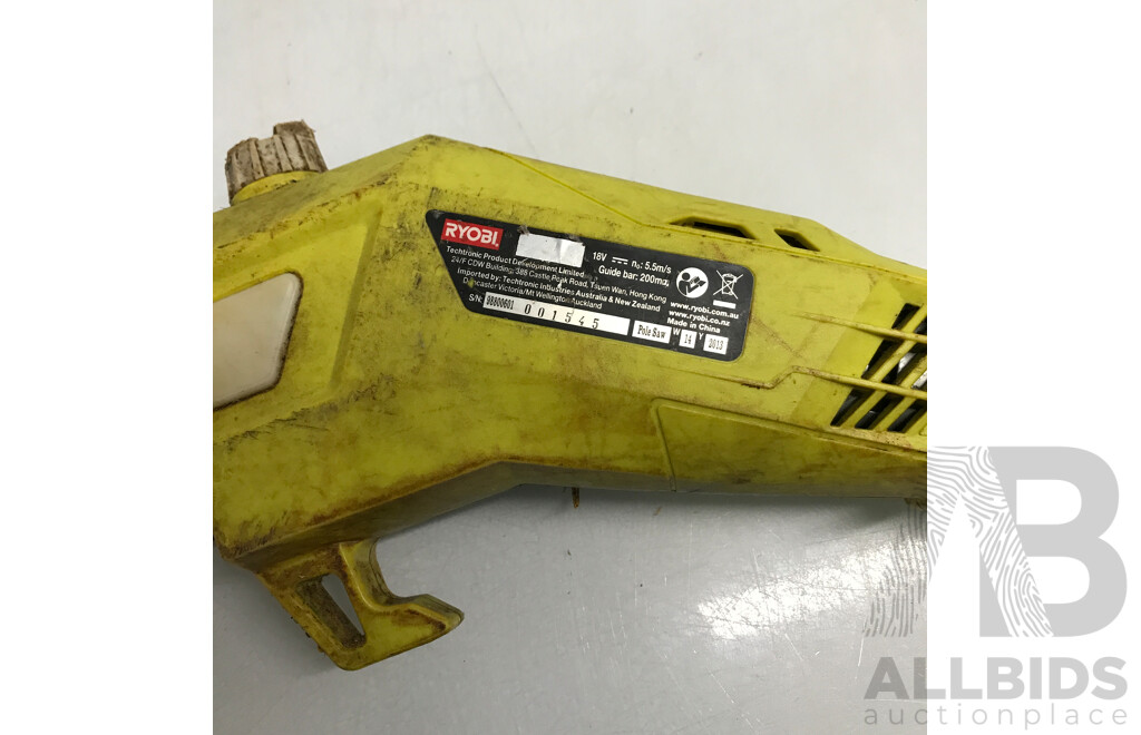 Ryobi 18V 203mm Pole Prunner