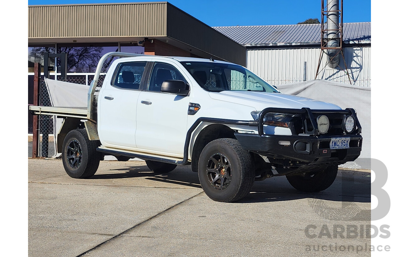2/2017 Ford Ranger XL 3.2 (4x4) PX MKII Crew C/Chas White 3.2L