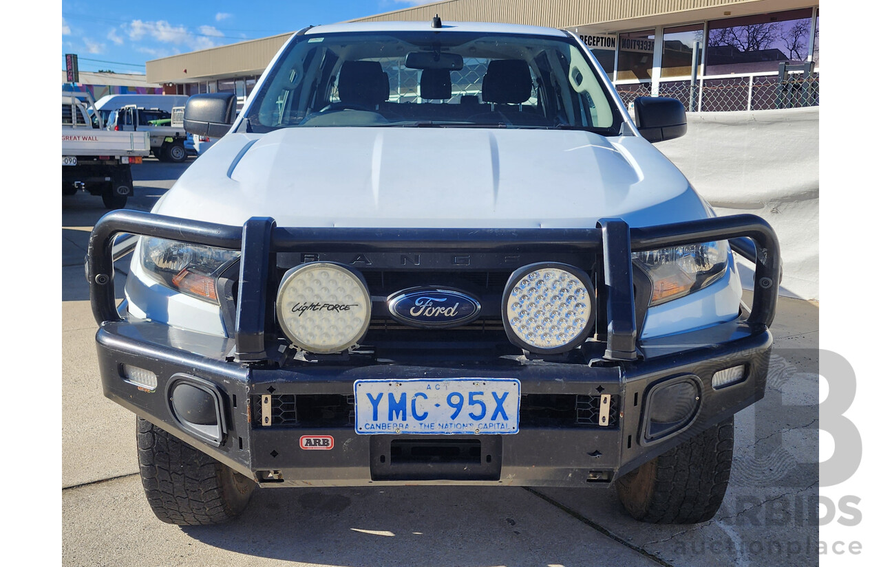 2/2017 Ford Ranger XL 3.2 (4x4) PX MKII Crew C/Chas White 3.2L