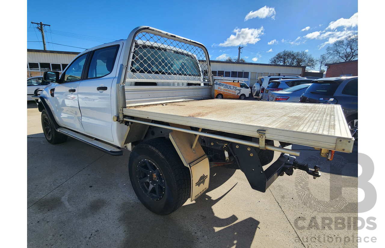 2/2017 Ford Ranger XL 3.2 (4x4) PX MKII Crew C/Chas White 3.2L