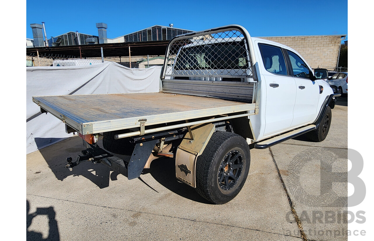 2/2017 Ford Ranger XL 3.2 (4x4) PX MKII Crew C/Chas White 3.2L