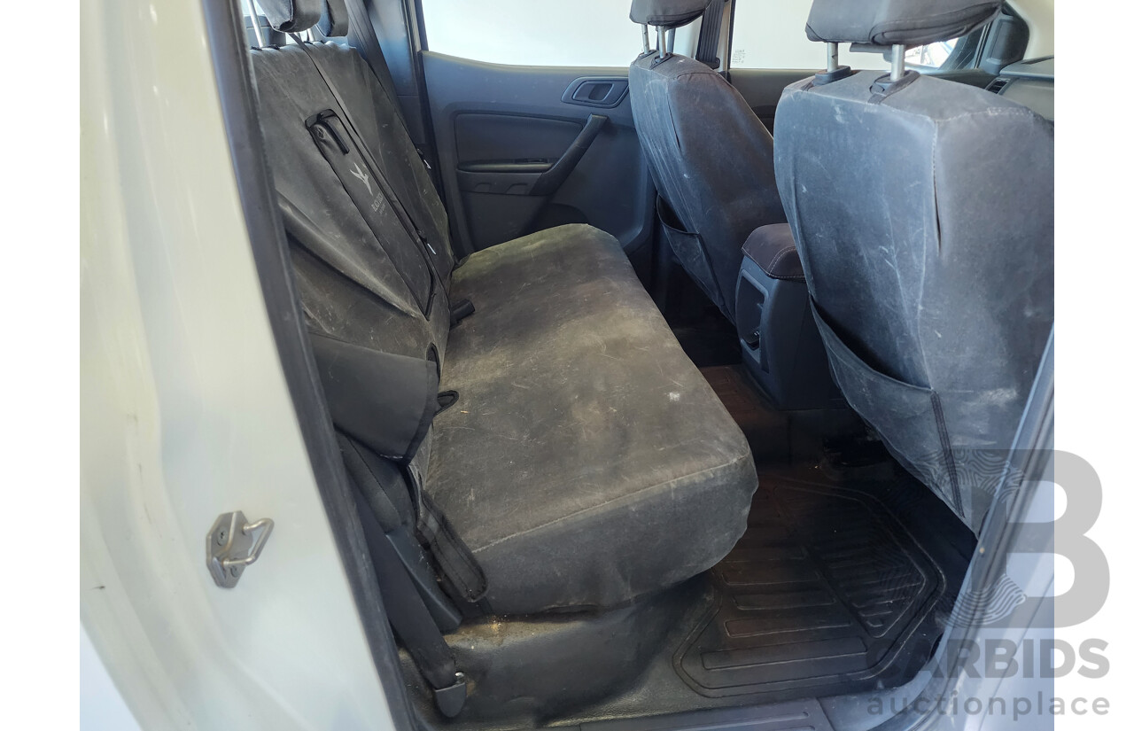 2/2017 Ford Ranger XL 3.2 (4x4) PX MKII Crew C/Chas White 3.2L