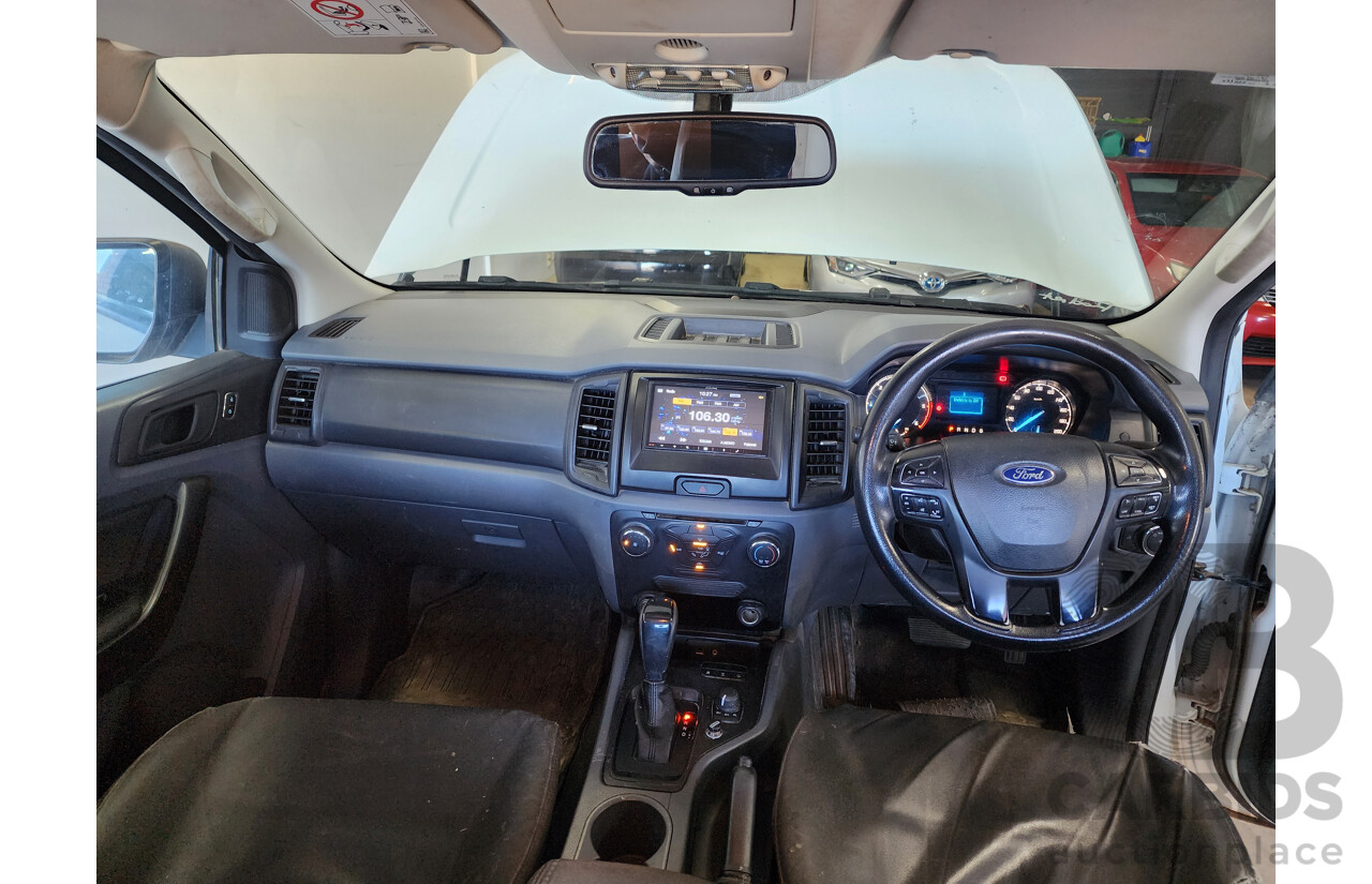 2/2017 Ford Ranger XL 3.2 (4x4) PX MKII Crew C/Chas White 3.2L