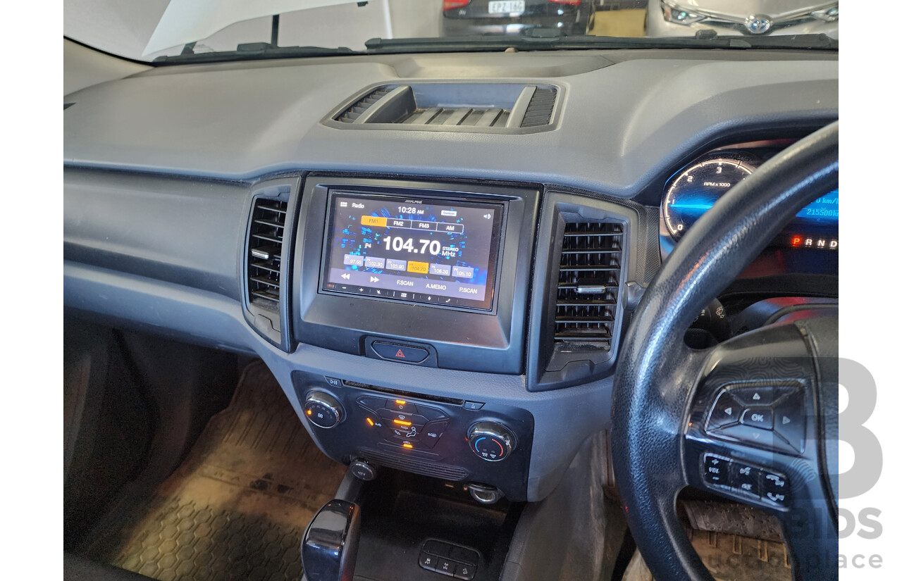 2/2017 Ford Ranger XL 3.2 (4x4) PX MKII Crew C/Chas White 3.2L