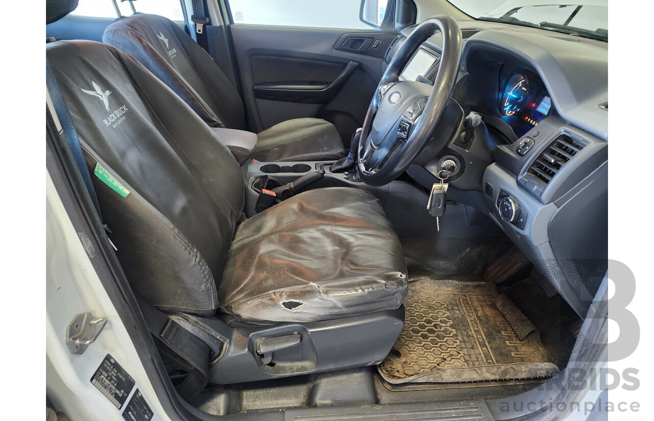 2/2017 Ford Ranger XL 3.2 (4x4) PX MKII Crew C/Chas White 3.2L