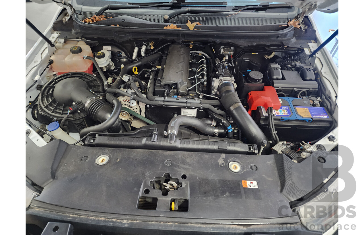 2/2017 Ford Ranger XL 3.2 (4x4) PX MKII Crew C/Chas White 3.2L