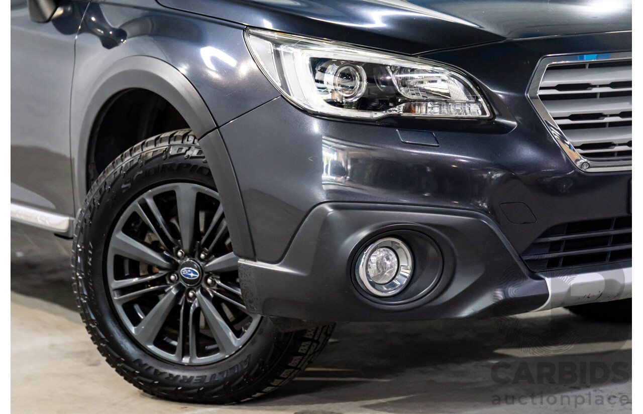 9/2015 Subaru Outback 3.6R (AWD) MY15 4d Wagon Dark Grey Metallic 3.6L