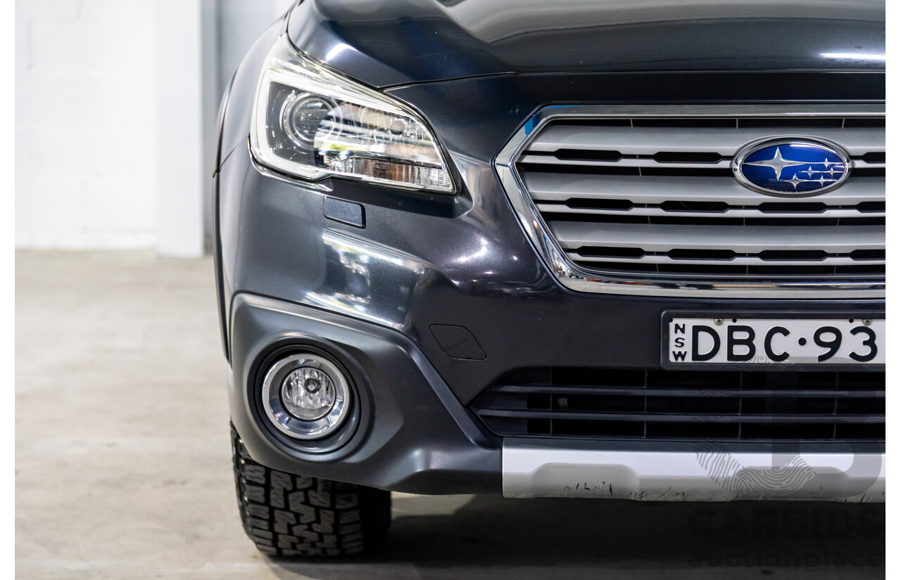 9/2015 Subaru Outback 3.6R (AWD) MY15 4d Wagon Dark Grey Metallic 3.6L