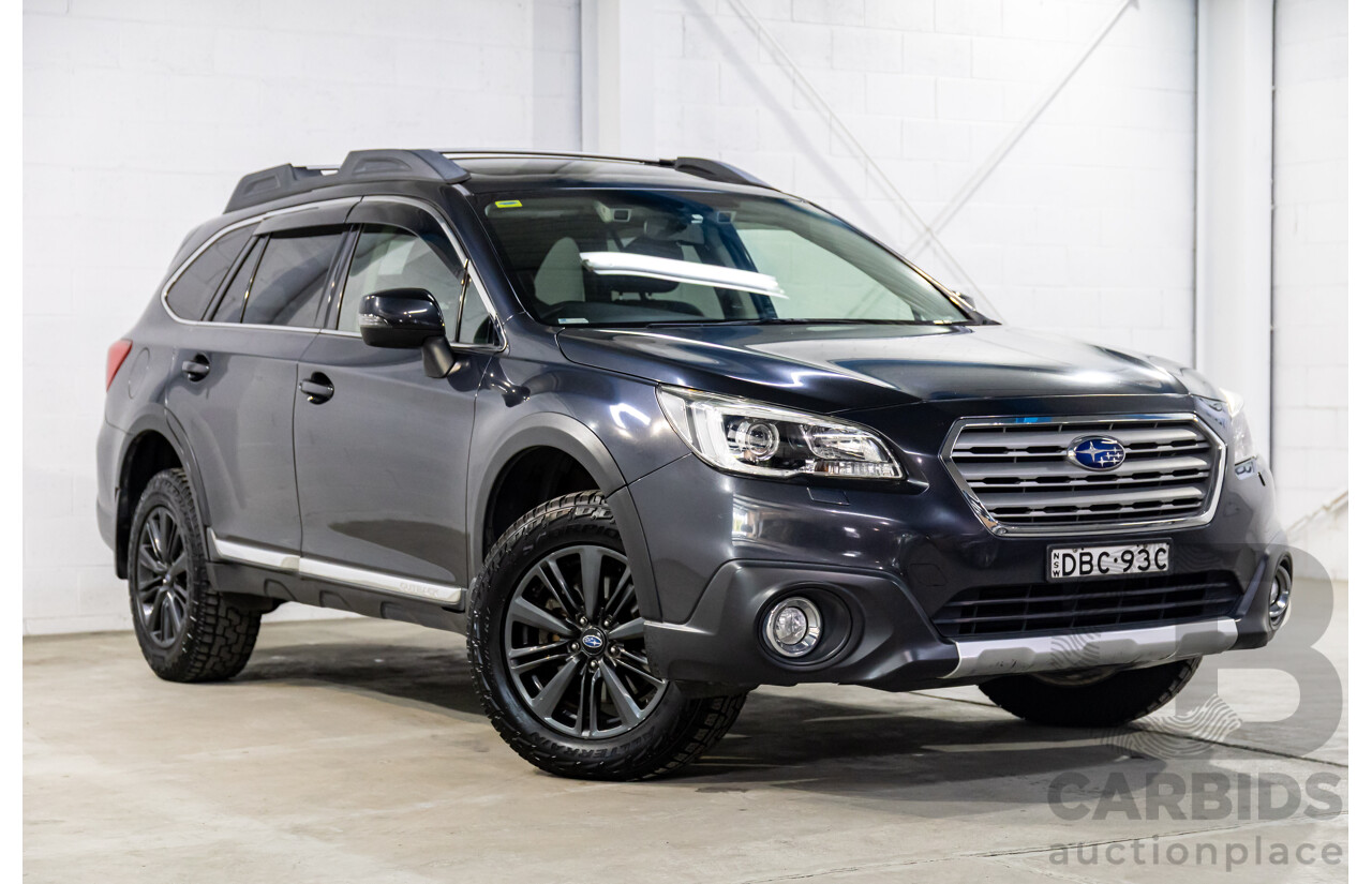 9/2015 Subaru Outback 3.6R (AWD) MY15 4d Wagon Dark Grey Metallic 3.6L