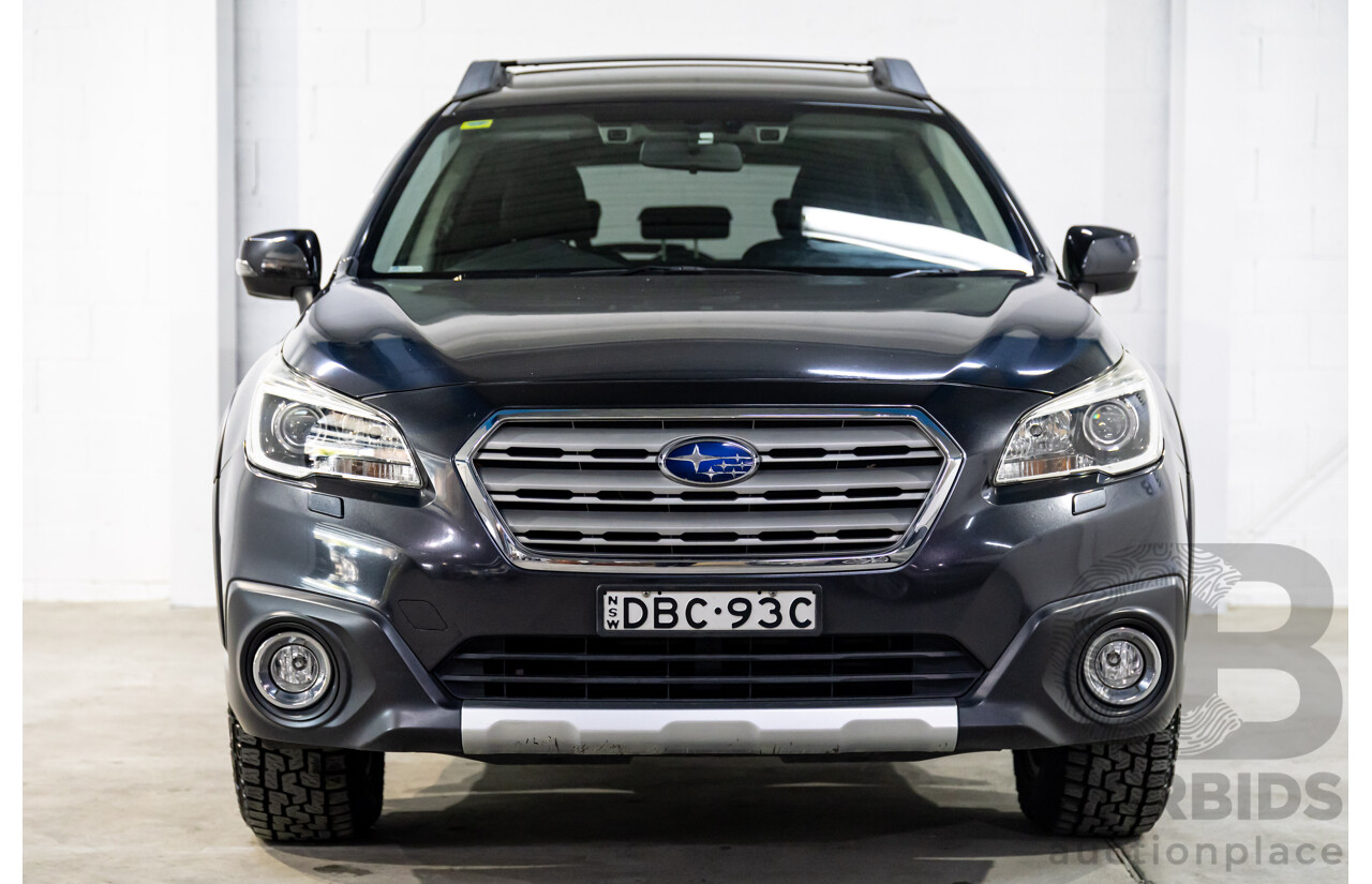 9/2015 Subaru Outback 3.6R (AWD) MY15 4d Wagon Dark Grey Metallic 3.6L