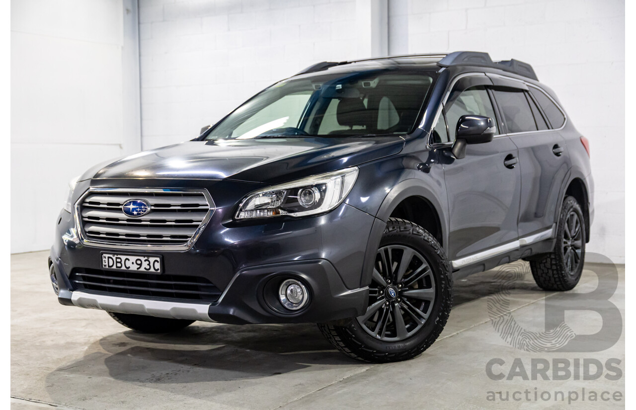 9/2015 Subaru Outback 3.6R (AWD) MY15 4d Wagon Dark Grey Metallic 3.6L