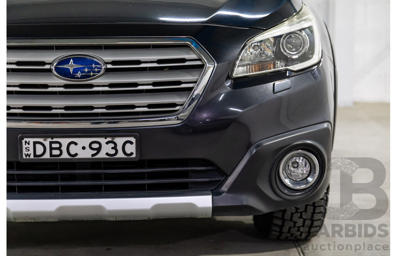 9/2015 Subaru Outback 3.6R (AWD) MY15 4d Wagon Dark Grey Metallic 3.6L