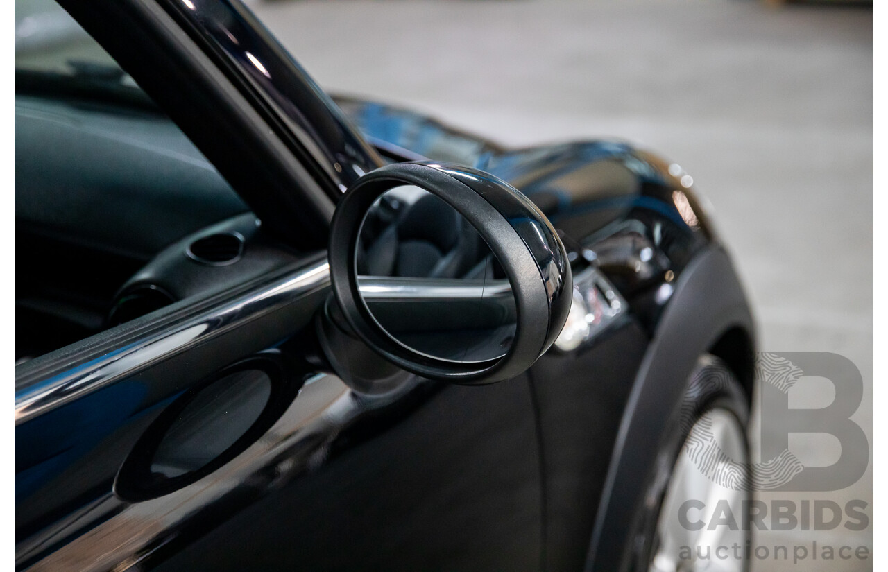 7/2015 Mini Cooper S Cabrio R57 MY14 2d Convertible Midnight Black Metallic Turbo 1.6L