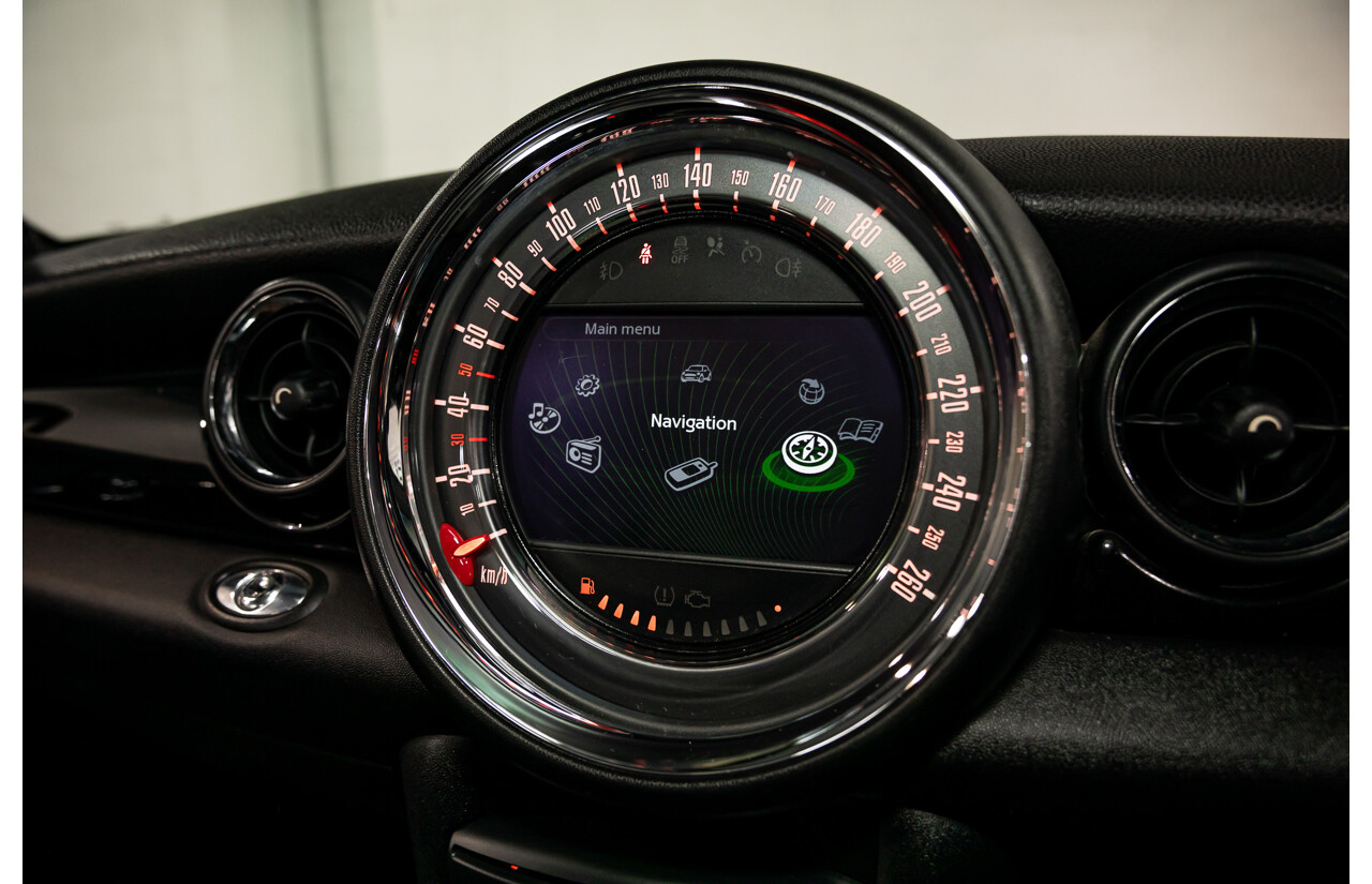 7/2015 Mini Cooper S Cabrio R57 MY14 2d Convertible Midnight Black Metallic Turbo 1.6L