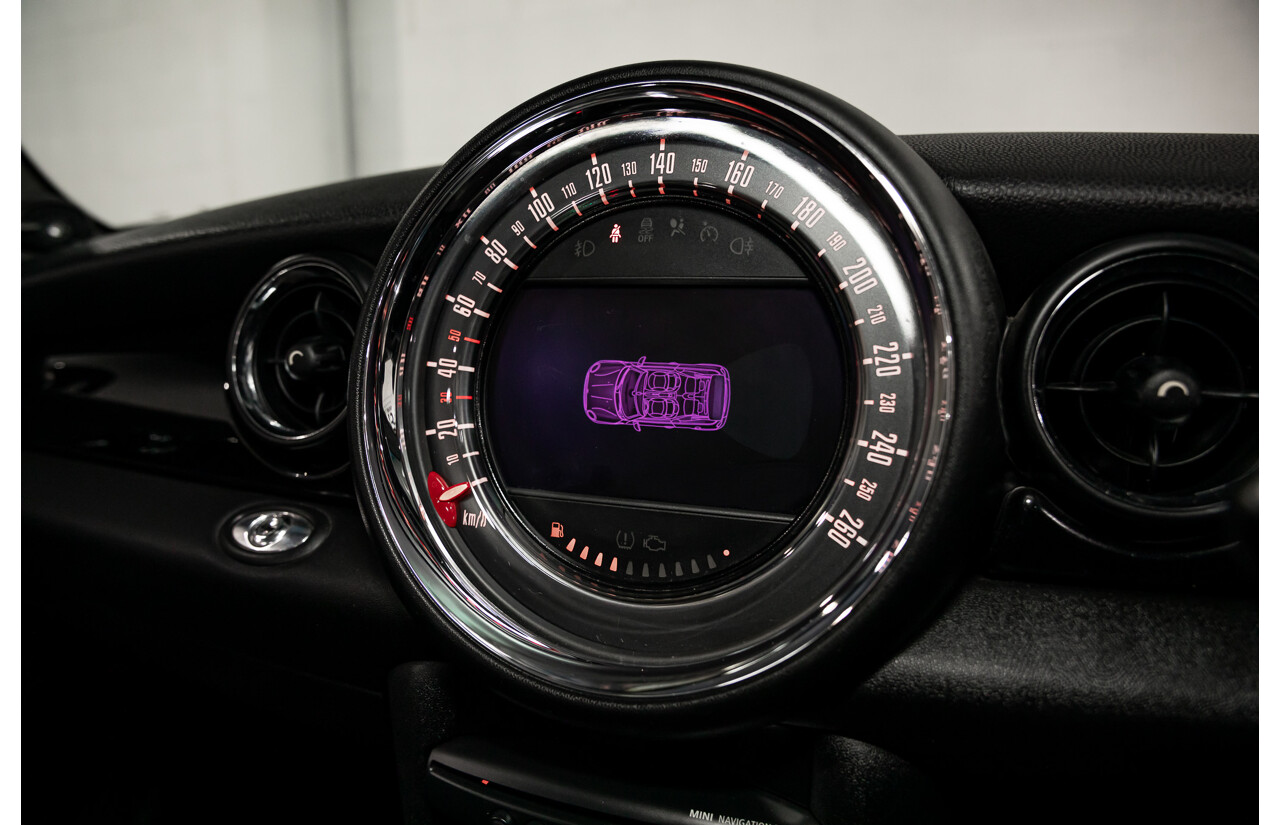 7/2015 Mini Cooper S Cabrio R57 MY14 2d Convertible Midnight Black Metallic Turbo 1.6L