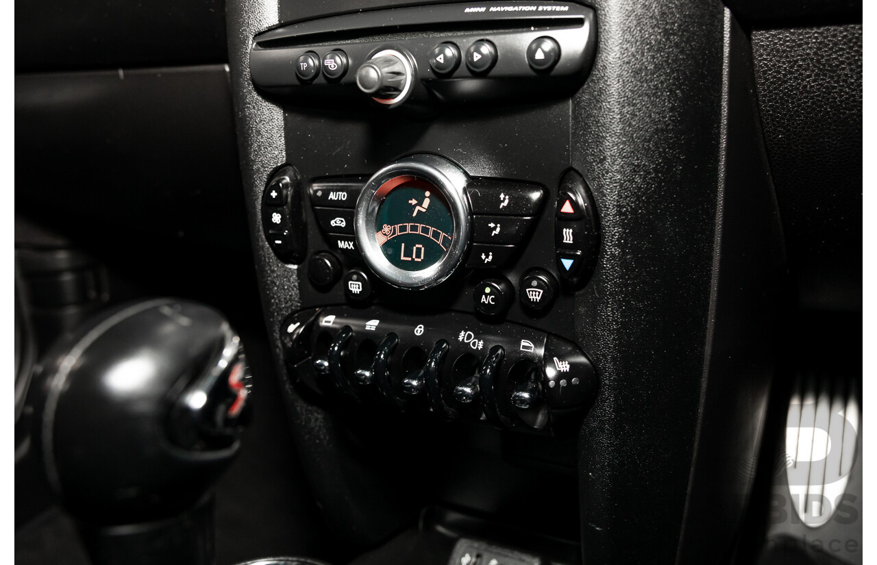 7/2015 Mini Cooper S Cabrio R57 MY14 2d Convertible Midnight Black Metallic Turbo 1.6L