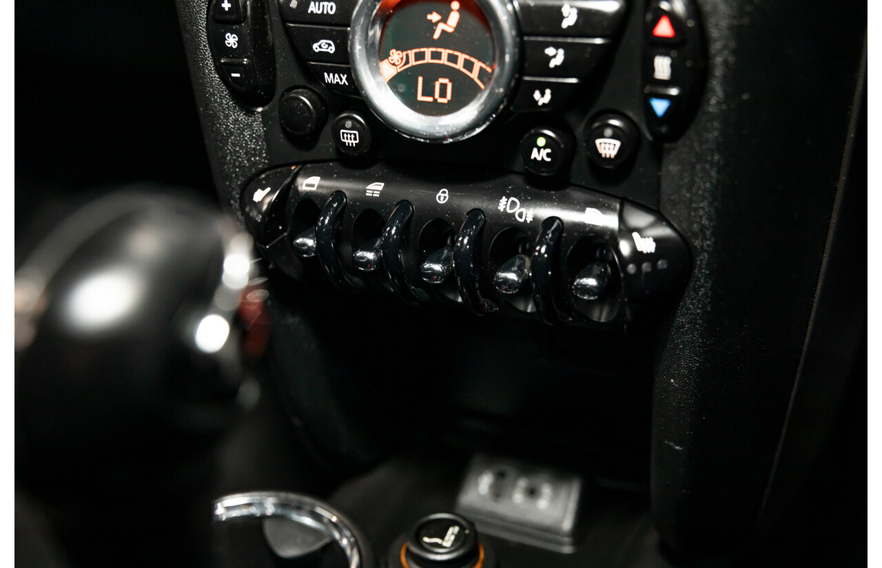 7/2015 Mini Cooper S Cabrio R57 MY14 2d Convertible Midnight Black Metallic Turbo 1.6L