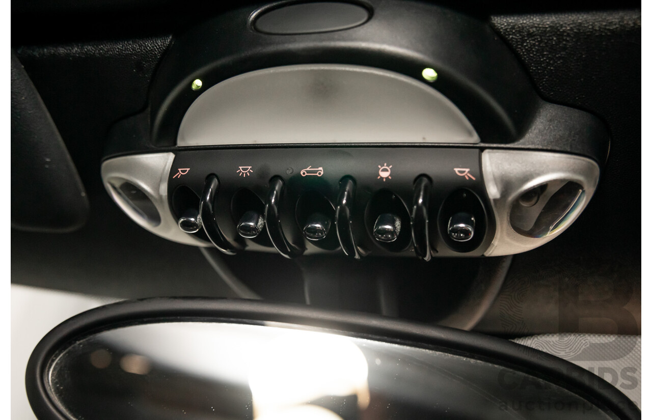 7/2015 Mini Cooper S Cabrio R57 MY14 2d Convertible Midnight Black Metallic Turbo 1.6L