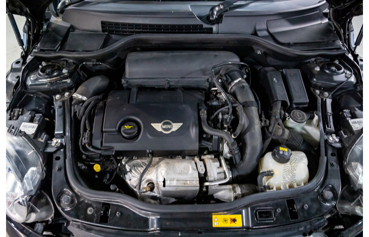 7/2015 Mini Cooper S Cabrio R57 MY14 2d Convertible Midnight Black Metallic Turbo 1.6L