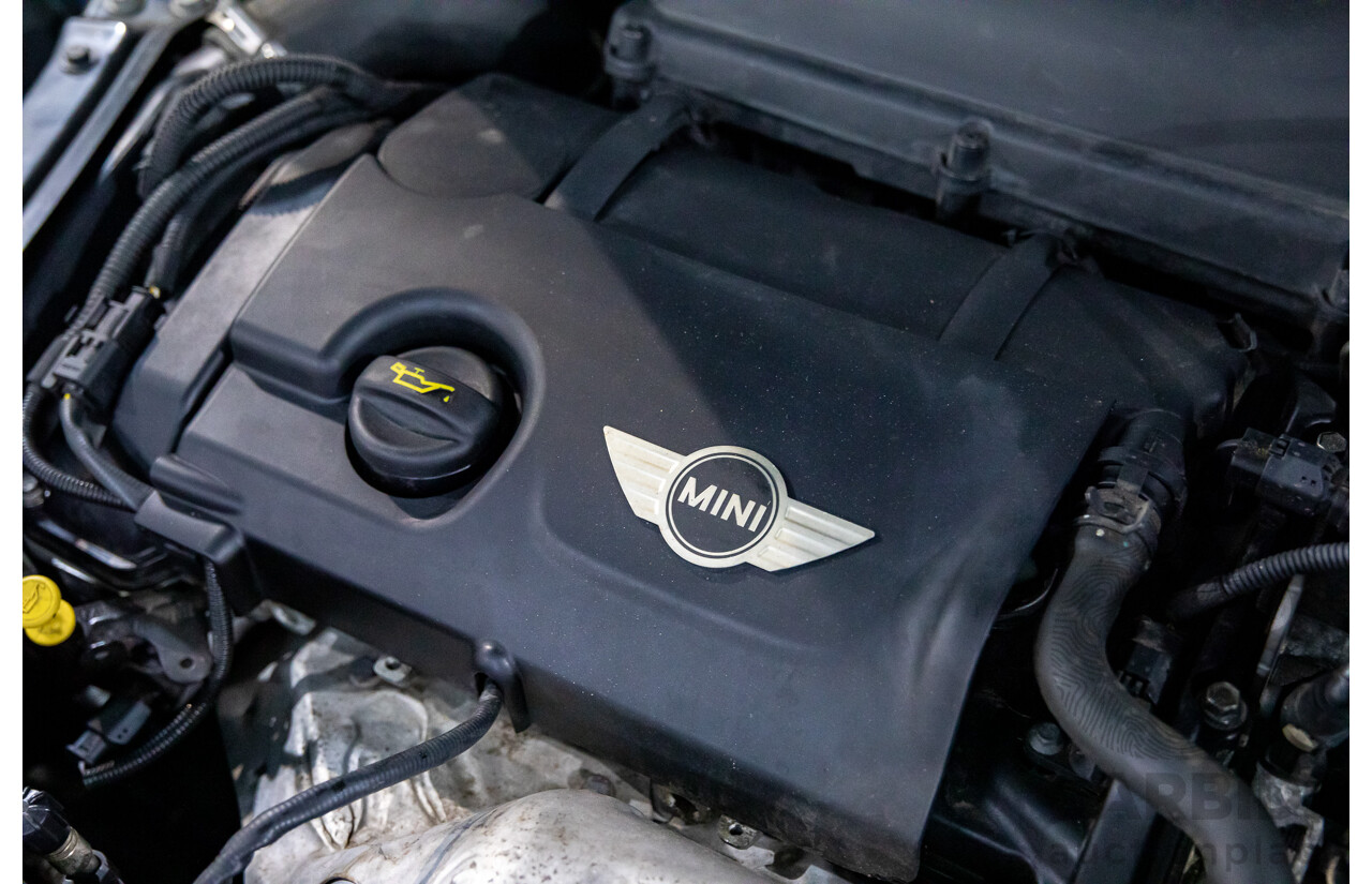 7/2015 Mini Cooper S Cabrio R57 MY14 2d Convertible Midnight Black Metallic Turbo 1.6L