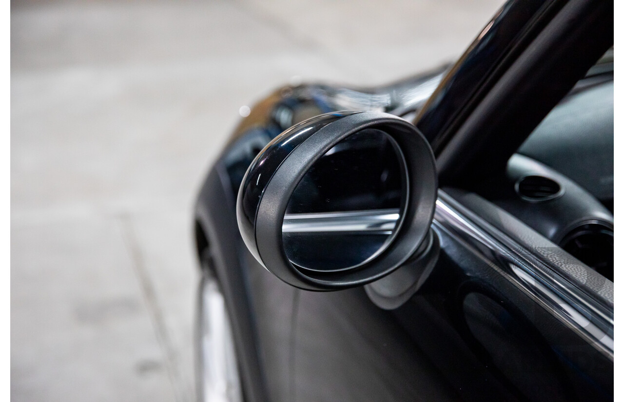 7/2015 Mini Cooper S Cabrio R57 MY14 2d Convertible Midnight Black Metallic Turbo 1.6L