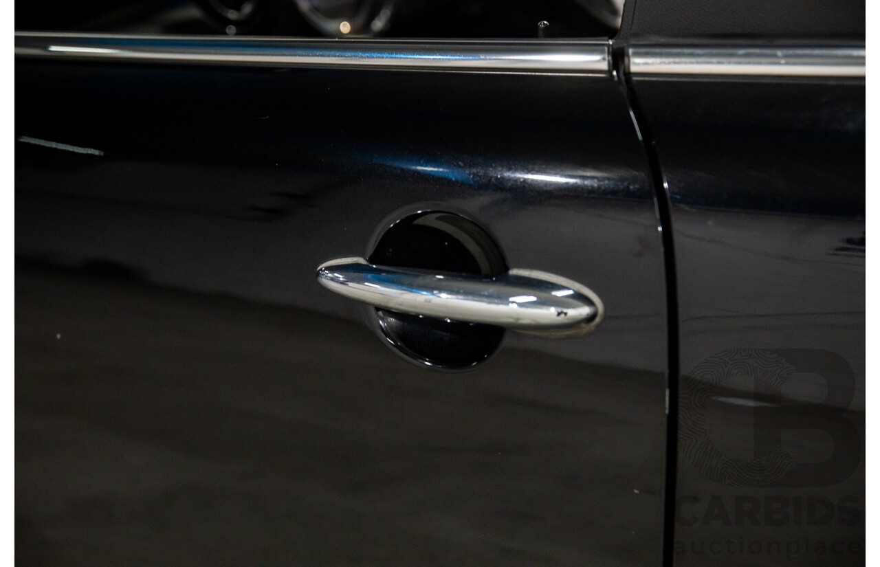 7/2015 Mini Cooper S Cabrio R57 MY14 2d Convertible Midnight Black Metallic Turbo 1.6L