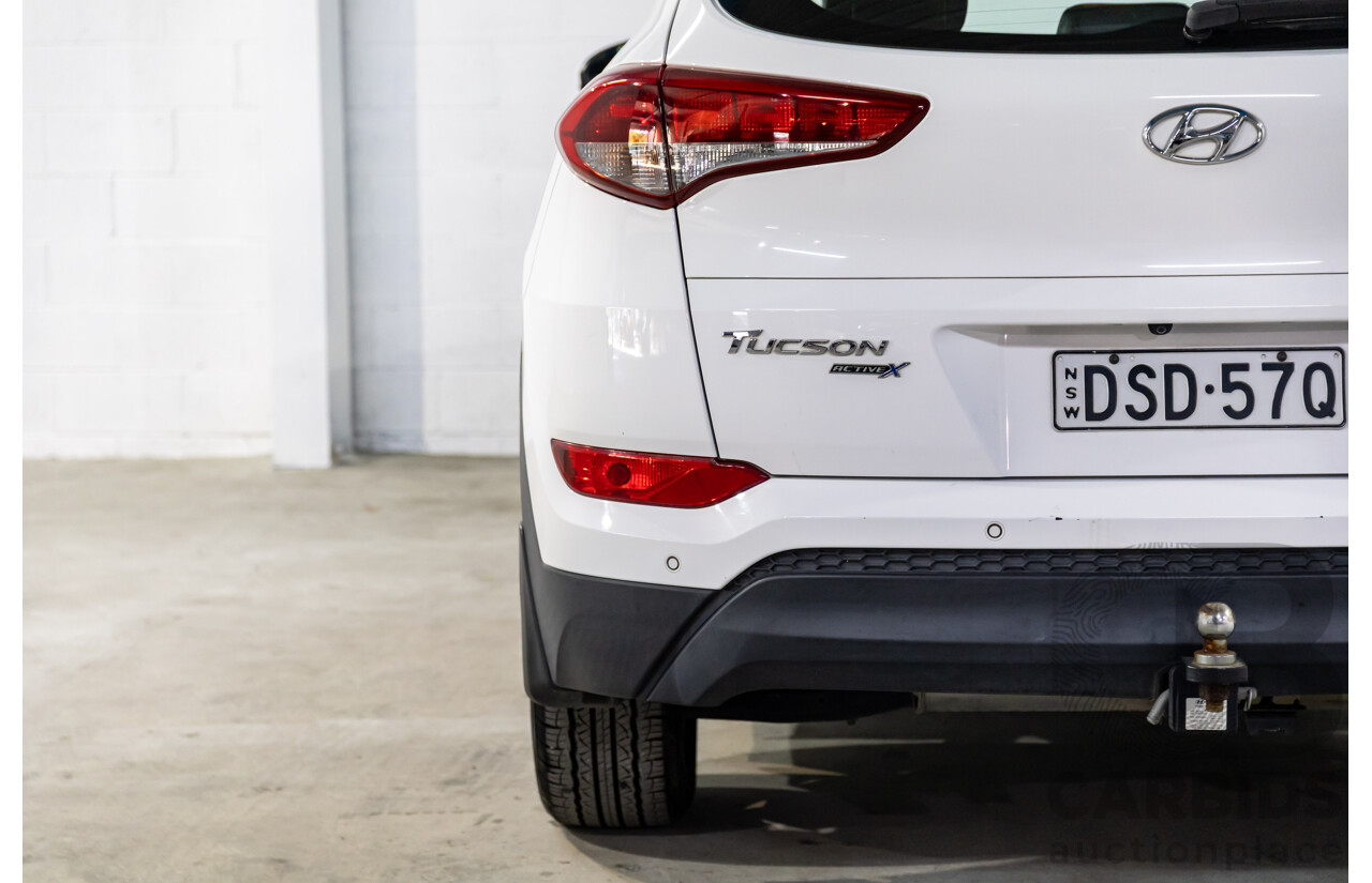 10/2017 Hyundai Tucson Active X (FWD) TL MY18 4d Wagon Pure White 2.0L