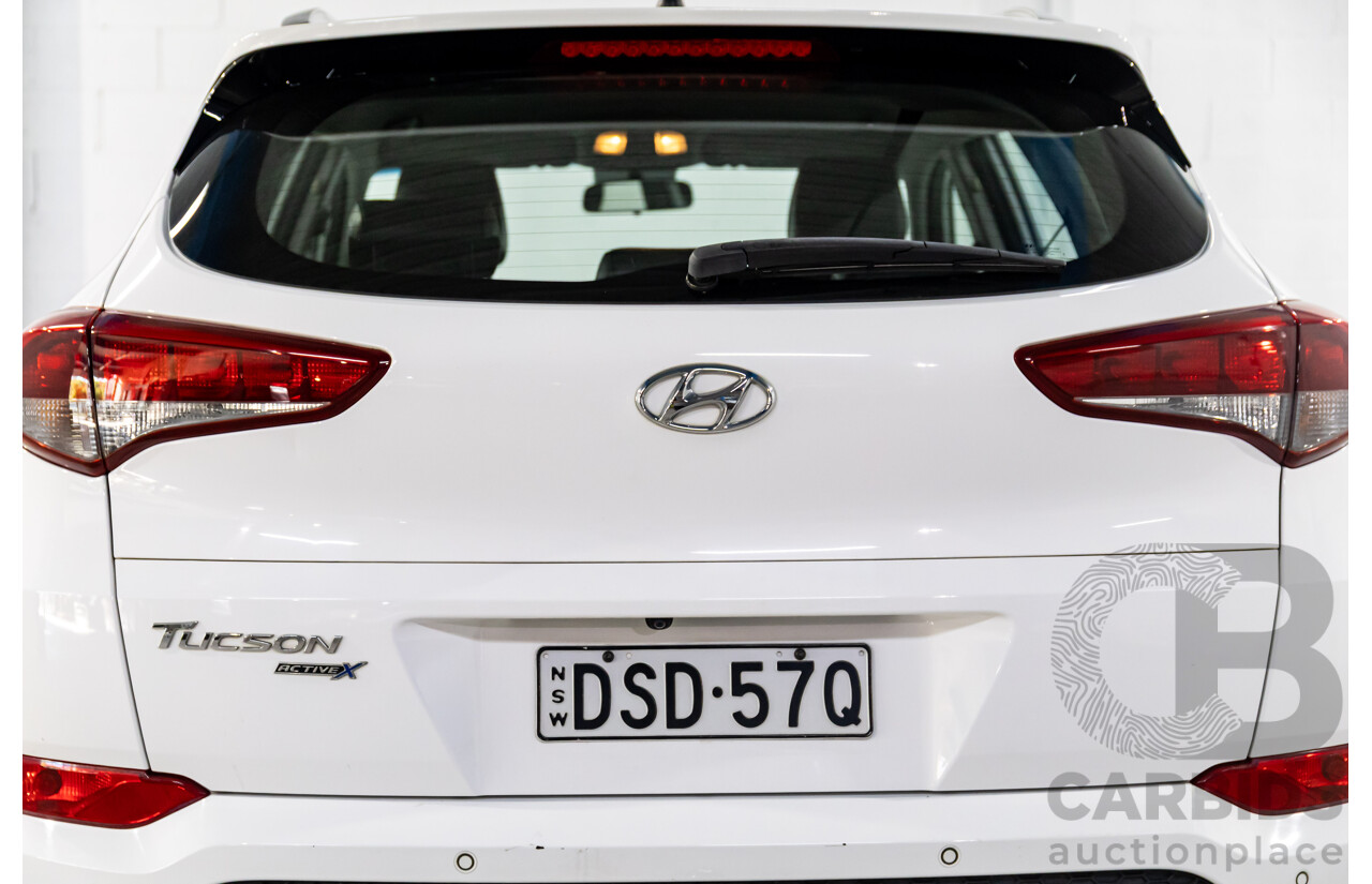 10/2017 Hyundai Tucson Active X (FWD) TL MY18 4d Wagon Pure White 2.0L