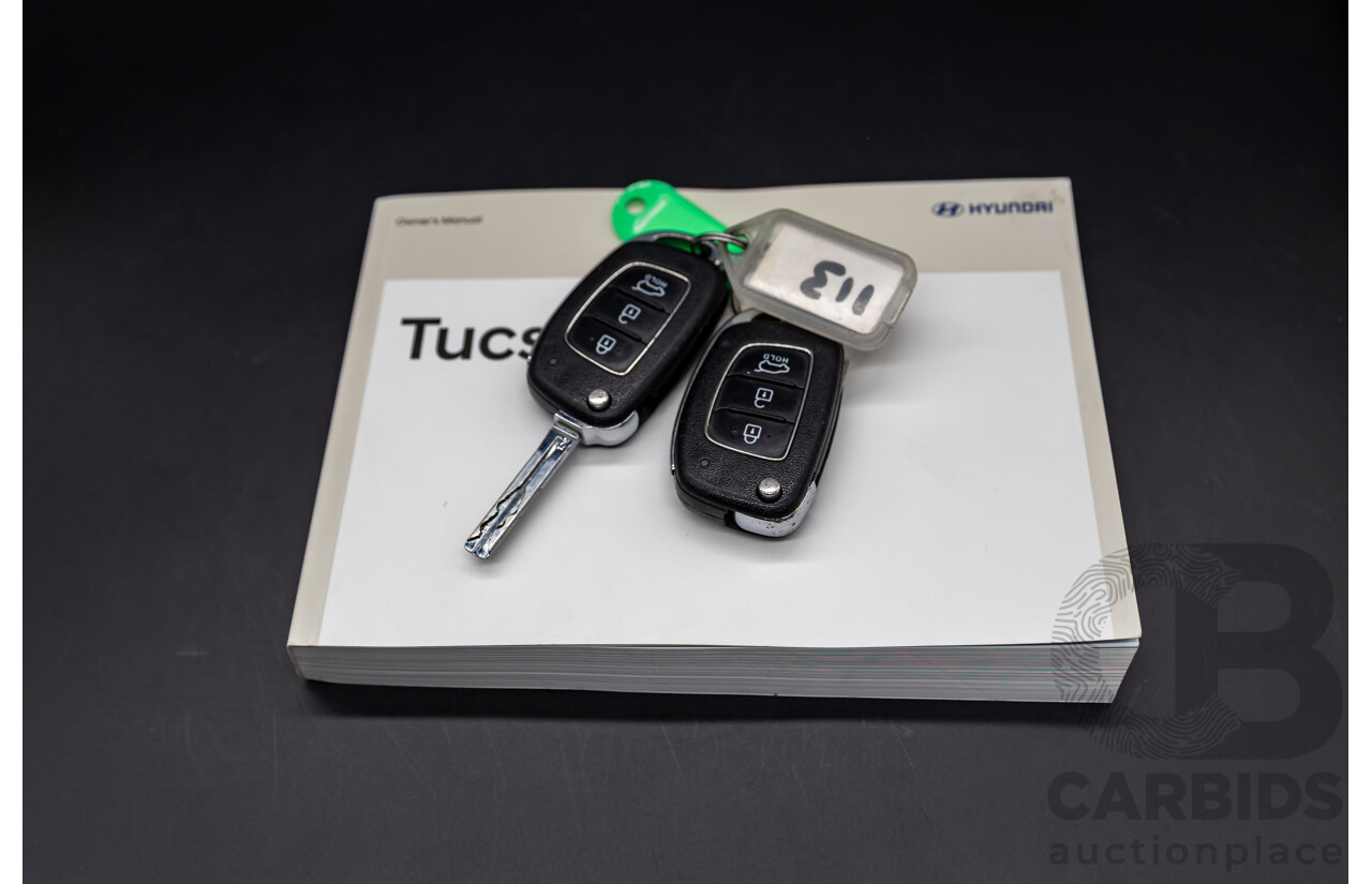 10/2017 Hyundai Tucson Active X (FWD) TL MY18 4d Wagon Pure White 2.0L