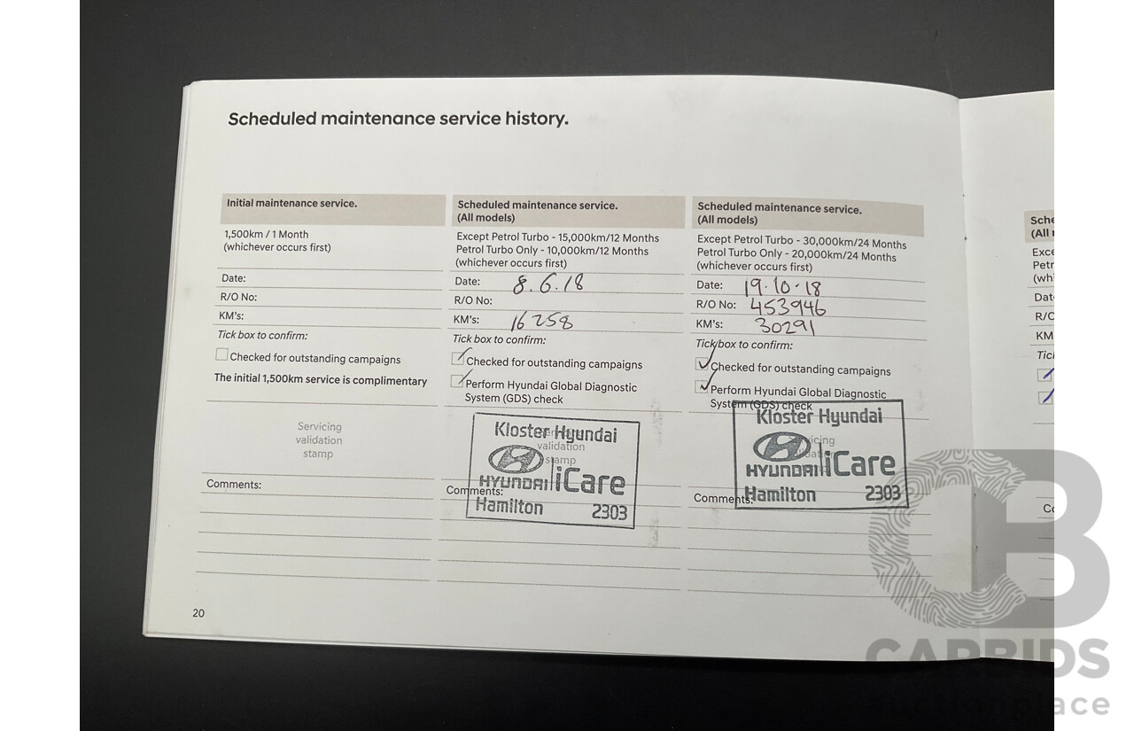 10/2017 Hyundai Tucson Active X (FWD) TL MY18 4d Wagon Pure White 2.0L