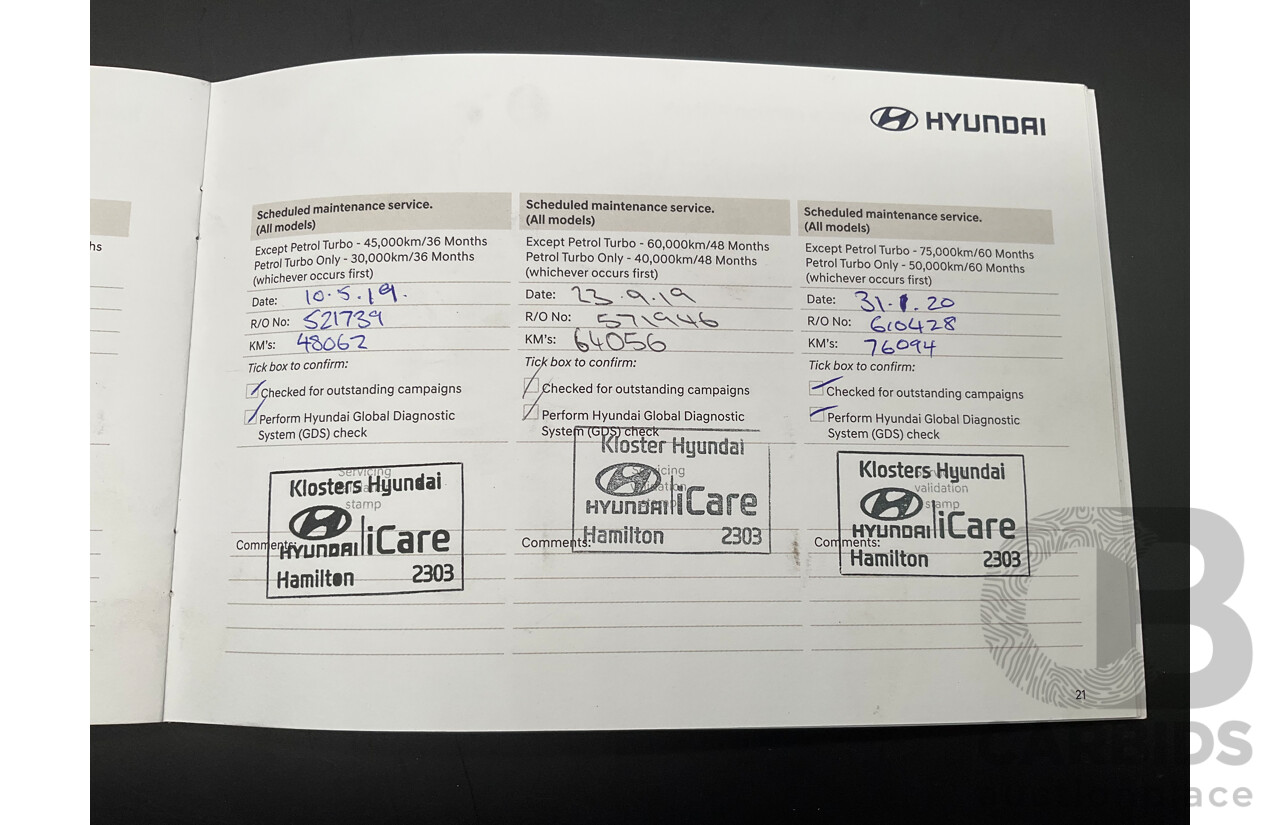 10/2017 Hyundai Tucson Active X (FWD) TL MY18 4d Wagon Pure White 2.0L