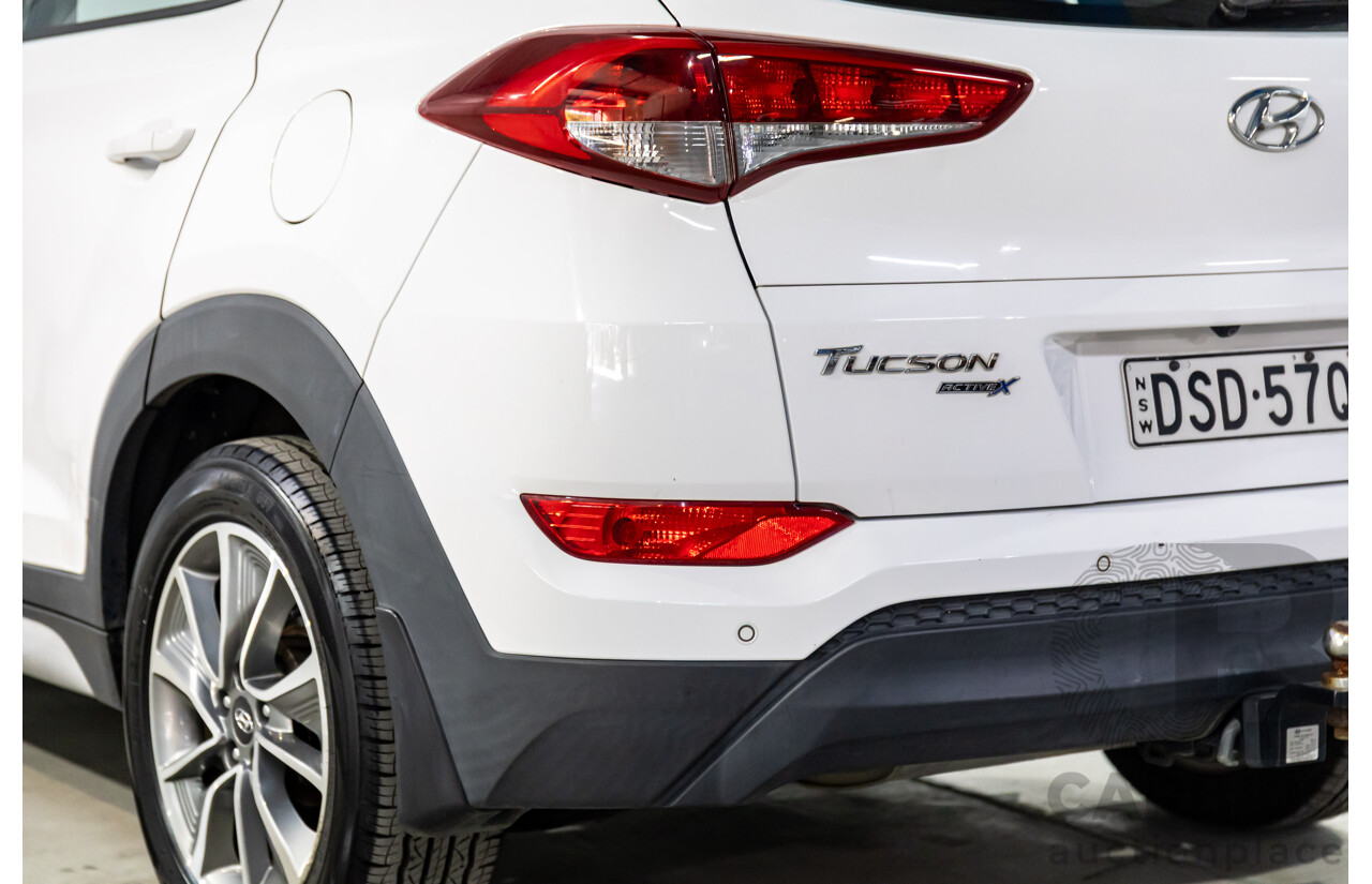10/2017 Hyundai Tucson Active X (FWD) TL MY18 4d Wagon Pure White 2.0L