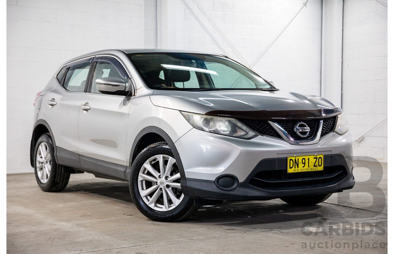11/2014 Nissan Qashqai ST (4x2) J11 4d Wagon Gun Silver Metallic 2.0L
