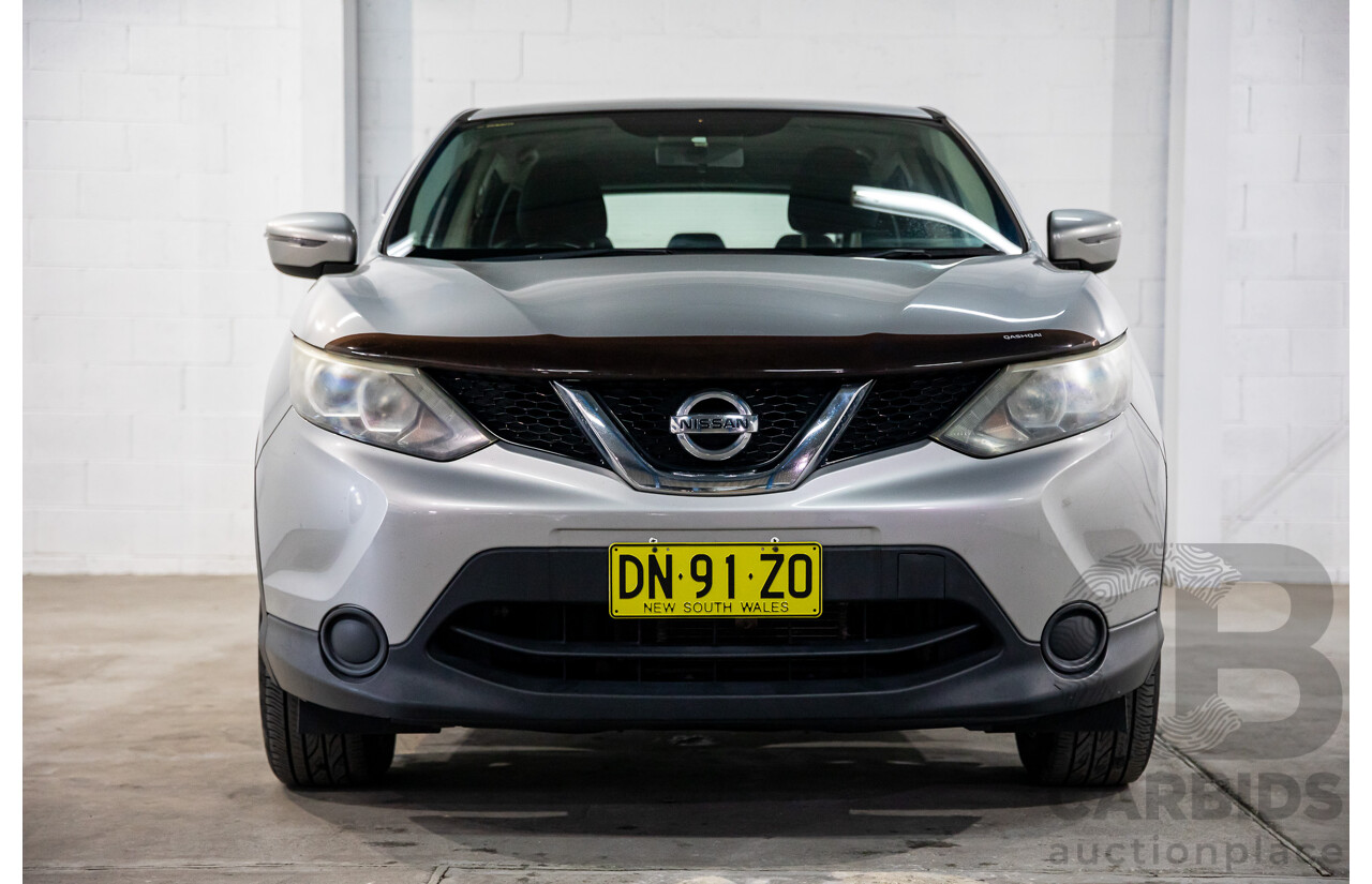 11/2014 Nissan Qashqai ST (4x2) J11 4d Wagon Gun Silver Metallic 2.0L