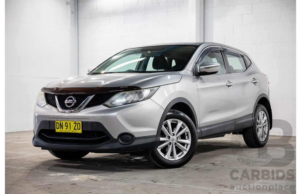 11/2014 Nissan Qashqai ST (4x2) J11 4d Wagon Gun Silver Metallic 2.0L