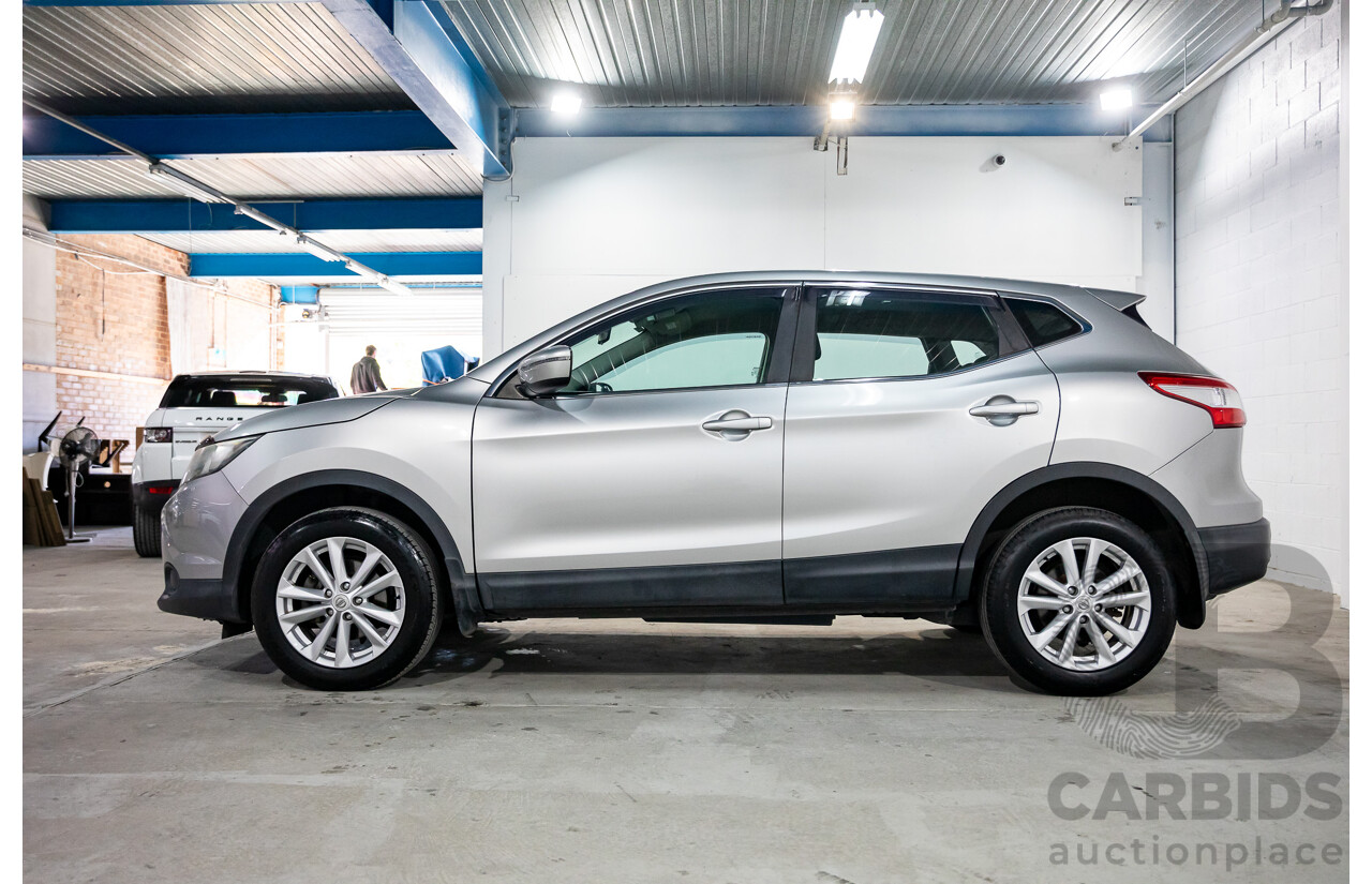11/2014 Nissan Qashqai ST (4x2) J11 4d Wagon Gun Silver Metallic 2.0L