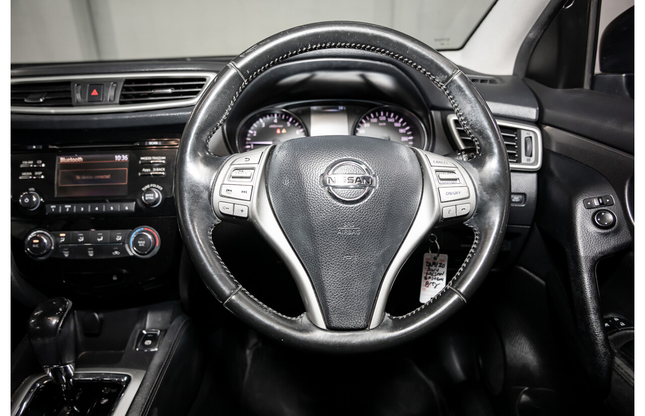 11/2014 Nissan Qashqai ST (4x2) J11 4d Wagon Gun Silver Metallic 2.0L