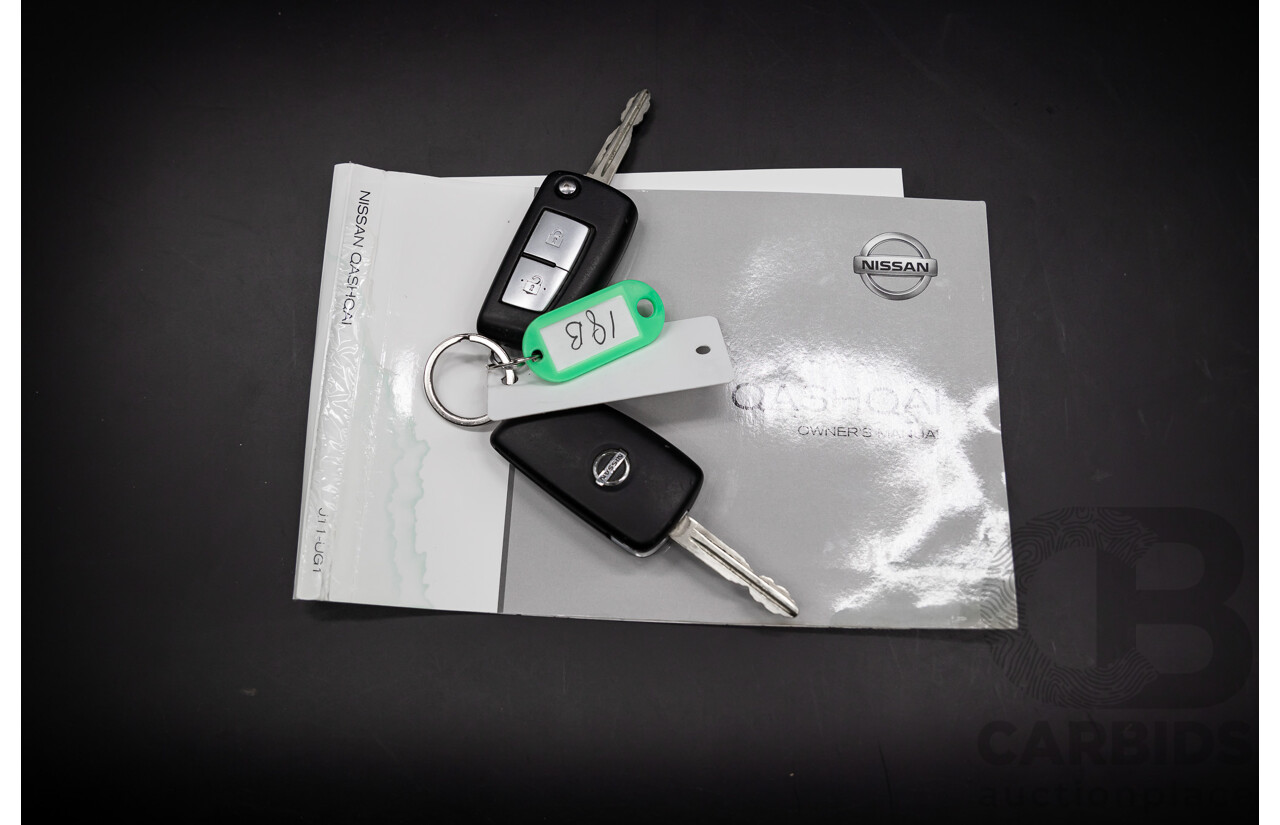 11/2014 Nissan Qashqai ST (4x2) J11 4d Wagon Gun Silver Metallic 2.0L