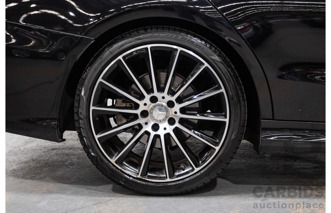 8/2015 Mercedes Benz C250 AMG Line W205 MY16 4d Sedan Obsidian Black Turbo 2.0L