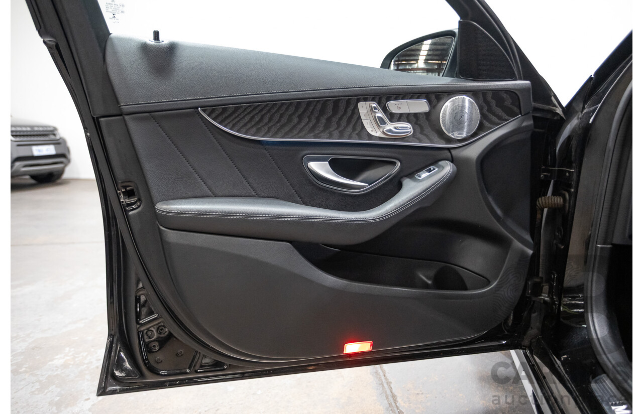 8/2015 Mercedes Benz C250 AMG Line W205 MY16 4d Sedan Obsidian Black Turbo 2.0L