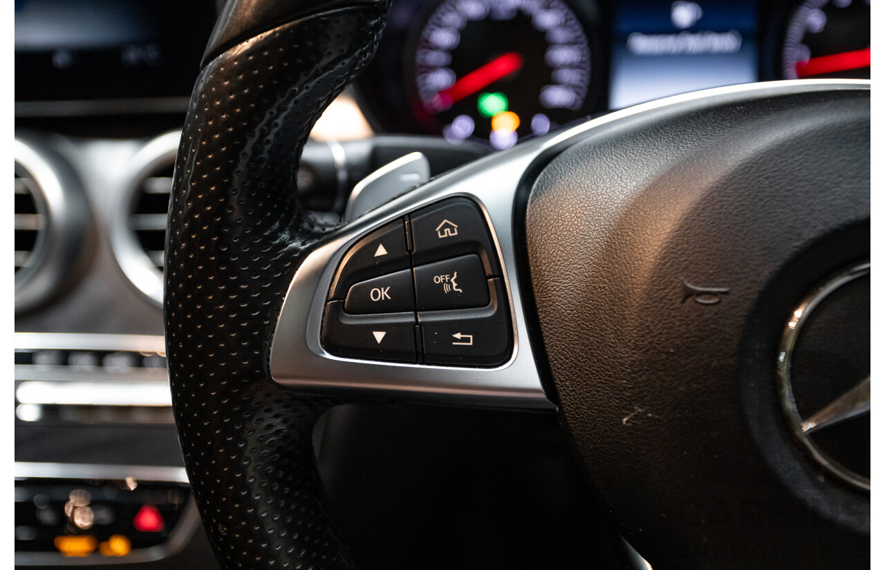 8/2015 Mercedes Benz C250 AMG Line W205 MY16 4d Sedan Obsidian Black Turbo 2.0L