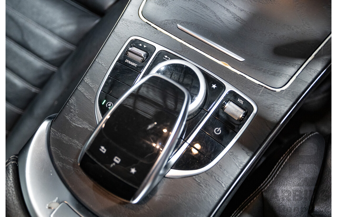 8/2015 Mercedes Benz C250 AMG Line W205 MY16 4d Sedan Obsidian Black Turbo 2.0L