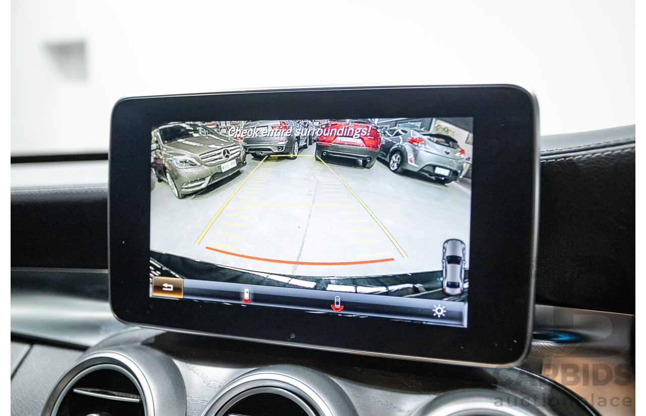 8/2015 Mercedes Benz C250 AMG Line W205 MY16 4d Sedan Obsidian Black Turbo 2.0L