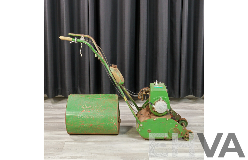 Vintage Qualcast Commodore Reel Four Stroke Lawnmower