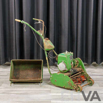 Vintage Qualcast Commodore Reel Four Stroke Lawnmower