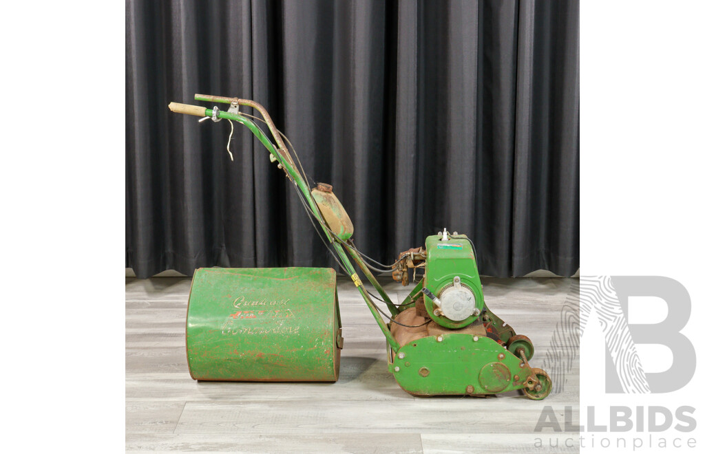 Vintage Qualcast Commodore Reel Four Stroke Lawnmower