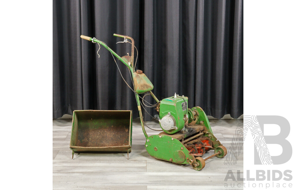 Vintage Qualcast Commodore Reel Four Stroke Lawnmower