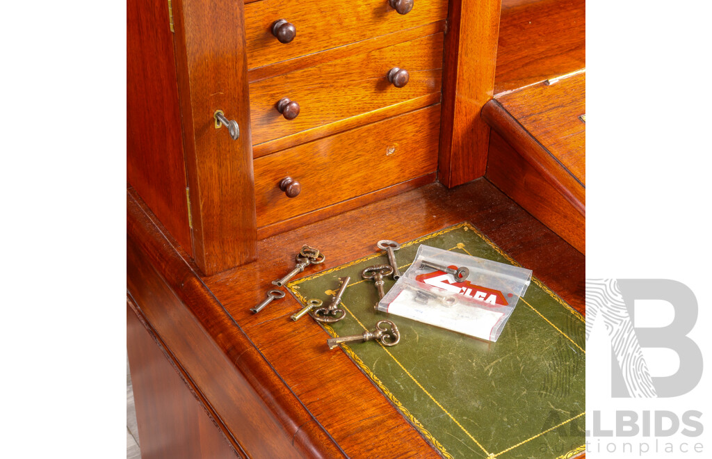 Victorian Walnut Dickens Desk